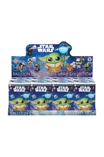Star Wars Cosbi Mini Figurer Ballong 8 cm Blind Box Display (8)