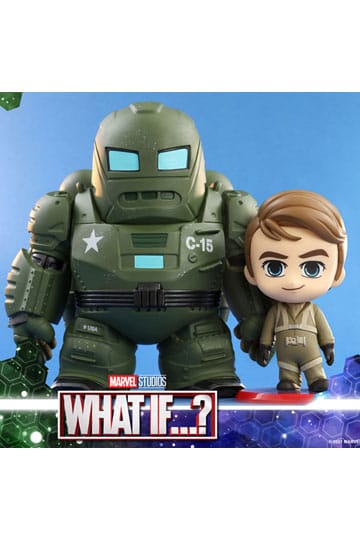 Hvad hvis ...? Cosbaby (S) mini -figurer Hydra Stomper & Steve Rogers 10 cm