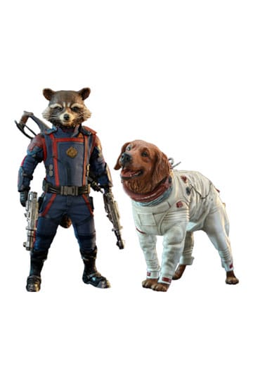 Guardians of the Galaxy Vol. 3 Movie Masterpiece Action Figuren 1/6 Rocket & Cosmo 16 cm