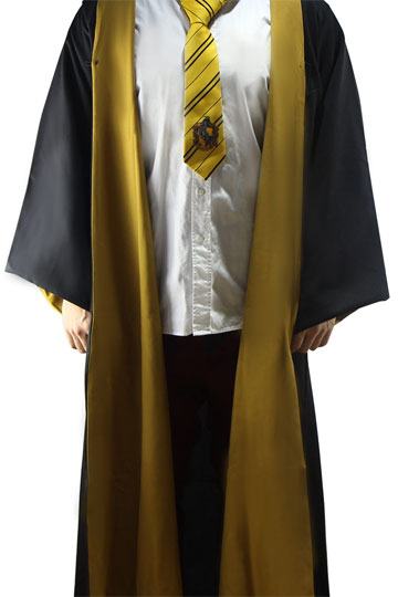 Harry Potter Wizard Robe Cloak Hufflepuff Størrelse L - Beskadiget emballage