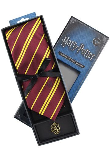 Harry Potter Tie & Metal Pin Deluxe Box Gryffindor