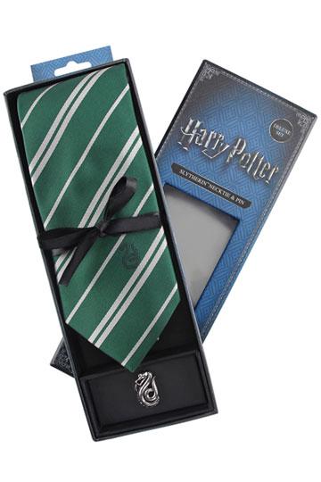 Harry Potter Tie & Metal Pin Deluxe Box Slytherin