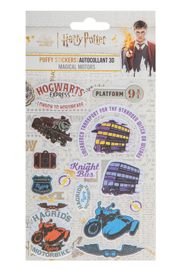 Harry Potter Puffy Sticker Magical Motors