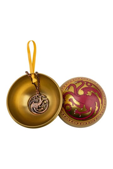 Game of Thrones tree ornment with Necklace Targaryen