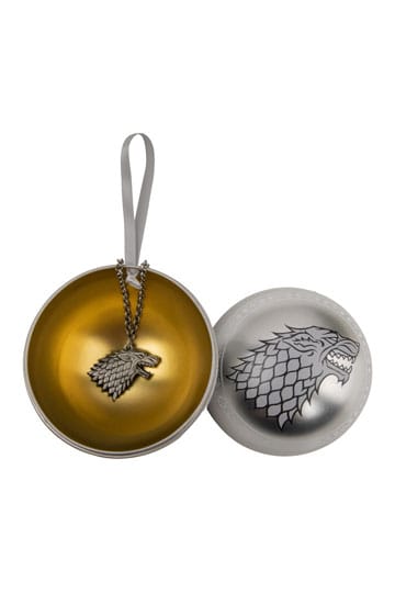 Game of Thrones tree ornment with Necklace Stark