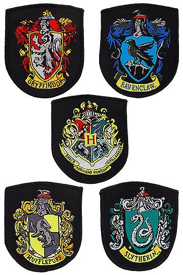 Harry Potter Patches 5-Pack House Crests