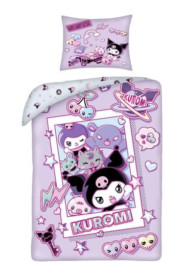 Set copripiumino Sanrio Kuromi ver. 2 140 x 200 cm / 70 x 90 cm