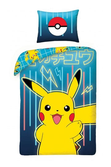 Pokémon dekbed set Pikachu 140 x 200 cm / 70 x 90 cm