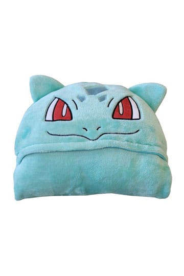 Pokémon Coral Hooded Blanket Bulbasaur 120 x 150 cm