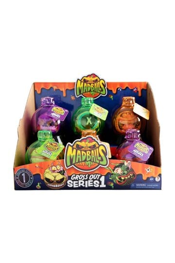 Mad Balls Bouncy Balls Gross Out Series 1 Sortiment (12)