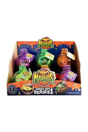 Mad Balls Bouncy Balls Gross Out Series 1 Sortiment (12)