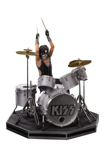 Kiss Art Scale Statue 1/10 Peter Criss Limited Edting 22 cm