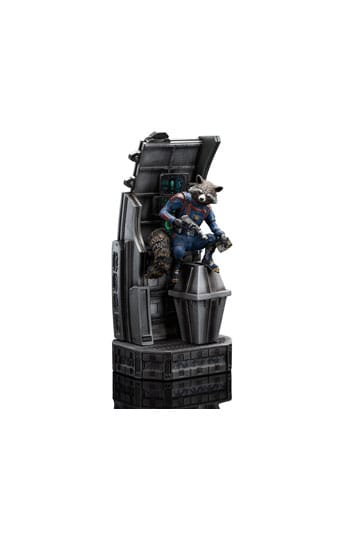 Statua della scala Marvel 1/10 Guardiani del Galaxy Vol. 3 Rocket Racoon 20 cm