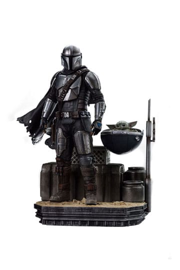 Star Wars: The Mandalorian - Din Djarin et Din Grogu 1:10 Statue