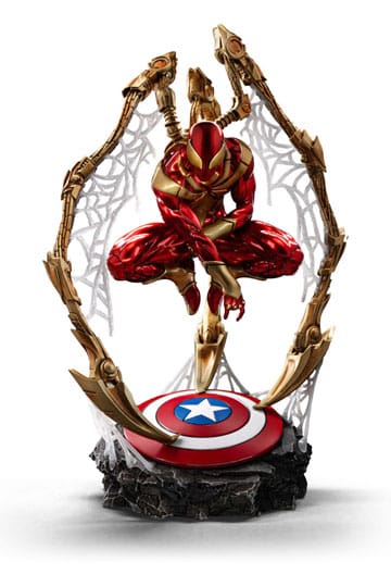 Marvel Art Scale Deluxe Statue 1/10 Spider-Man Iron Armour Comics (CCXP Exclusive 2024) 24 cm