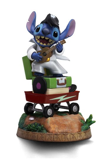 Lilo & Stitch Art Scale Statup 1/10 Stitch King of Rock 17 cm