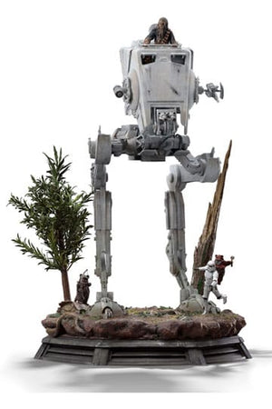 Star Wars Demi Art Scale Statue 1/20 AT-ST och Chewbacca 53 cm