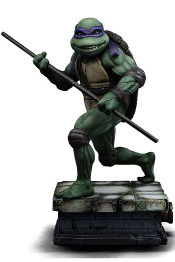 Estatua de escala de arte de Turtles Ninja Turtles adolescentes 1/10 Donatello 18 cm