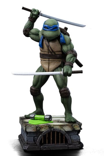 Estatua de escala de arte de Turtles Ninja Turtles adolescentes 1/10 Leonardo 21 cm