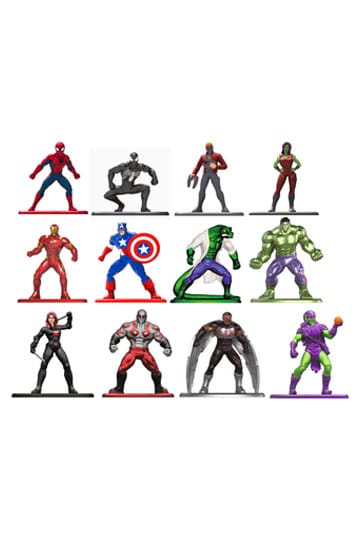 Marvel Nano Metalfigs Diecast Mini Figures 4 cm Assortment Wave 1 (24)