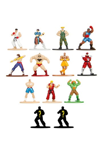 Street Fighter Nano Metalfigs Diecast Mini Figures Display 6 cm (24)