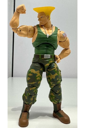 Ultra Street Fighter II: The Final Challengeers Action Şekil 1/12 Guile 15 cm