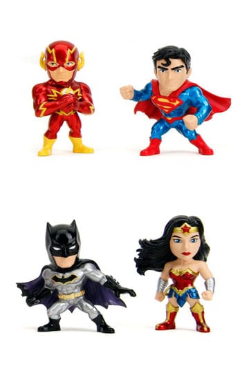 DC Comics Nano Metalfigs Diecast Mini Figures 4-Pack Wave 1 4 cm