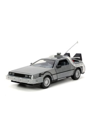 Tillbaka till Future II Hollywood Rides Diecast Model 1/24 Delorean Time Machine