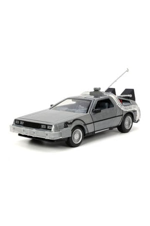 Tillbaka till Future II Hollywood Rides Diecast Model 1/24 Delorean Time Machine