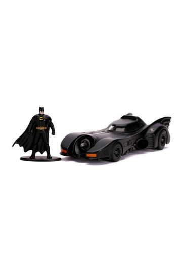 Batman 1989 Hollywood Rides Diecast Model 1/32 1989 Batmobile with Figure