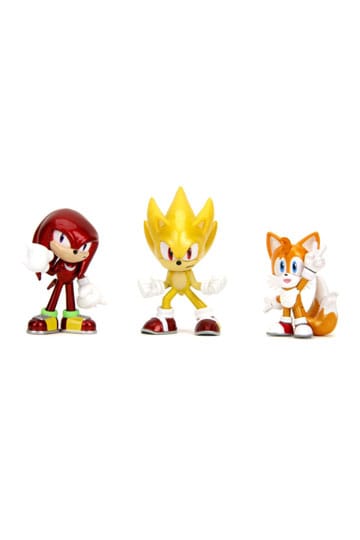 Sonic the Hedgehog Nano Metalfigs Döküm Mini Figürler 3'lü Paket 5 cm