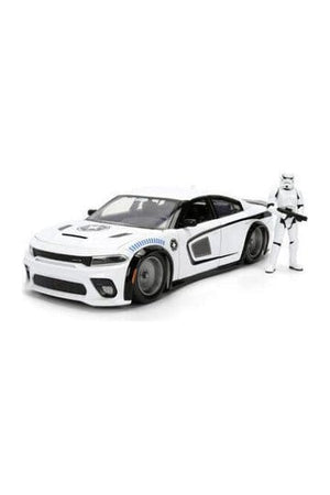 Modello pressofuso di Star Wars 1:24 Stormtrooper Dodge Charger SRT Hellcat