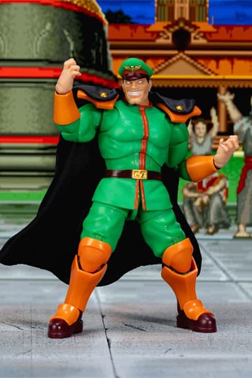 Ultra Street Fighter II: Son Meydan Okuyanlar Aksiyon Figürü 1/12 M. Bison Deluxe 15 cm
