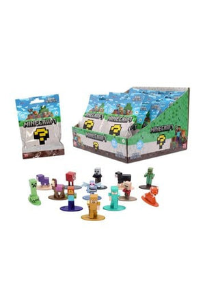 Minecraft Nanofigs Mini Figures 4 cm Blind Box Display (24)