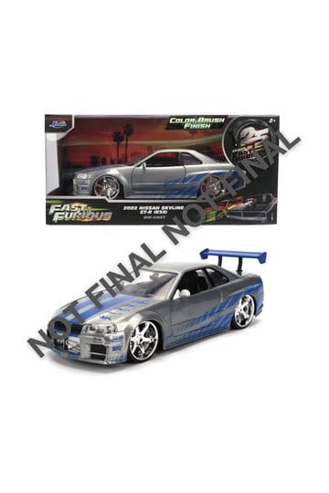 Fast & Furious Diecast Vehicle 1:24 Jubilæum Nissan Skyline 19 cm