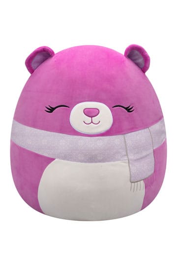 Squishmallows Plush Figure Purple Bear with Closed Eyes and Scarf Crisanta 50 cm