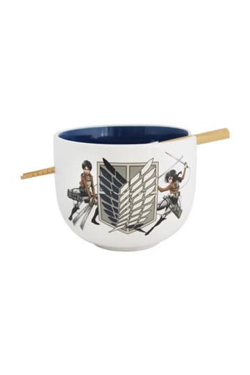 Attack on Titan Ciotola Ramen con Bacchette Survey Corps 414 ml