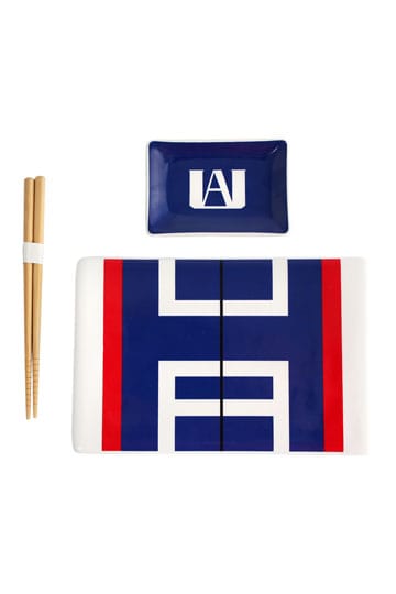 My Hero Academia Ceramic Sushi Set with Chopsticks UA