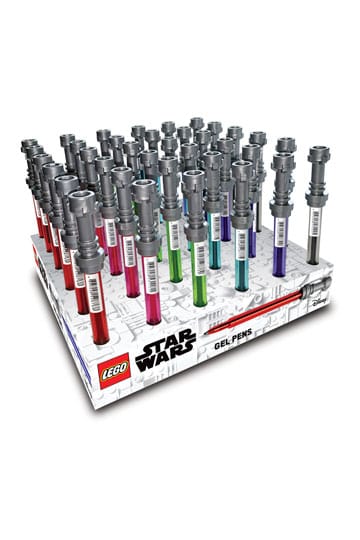 Lego Star Wars Gel Pens Lightsaber Display (36)