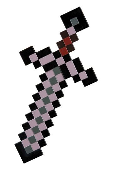 Replica in plastica minecraft spada nether 51 cm