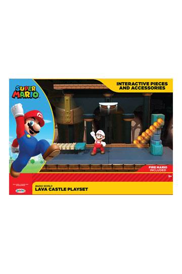 Welt von Nintendo Super Mario Playset Lava Castle