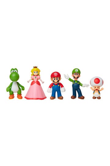 World of Nintendo Super Mario & Friends Figures 5-piece box set Exclusive