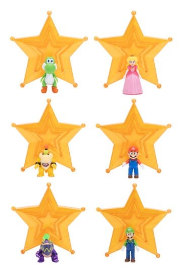 Super Mario Galaxy film actionfigurer 4 cm Wave 1 sortiment (12)
