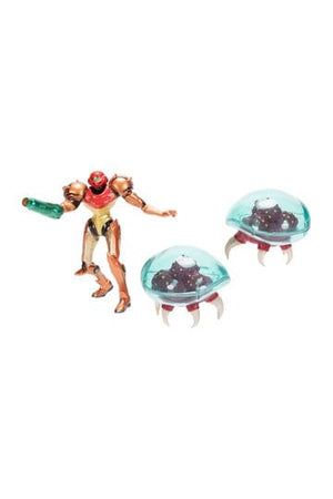 World of Nintendo Metroid Mini Figurine 3-Pack Samus Bounty Hunter 6 cm