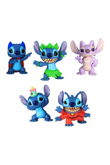 Lilo & Stitch Mini Figura 5 Puntada Puntada coleccionable Figuras Conjunto de 7 cm