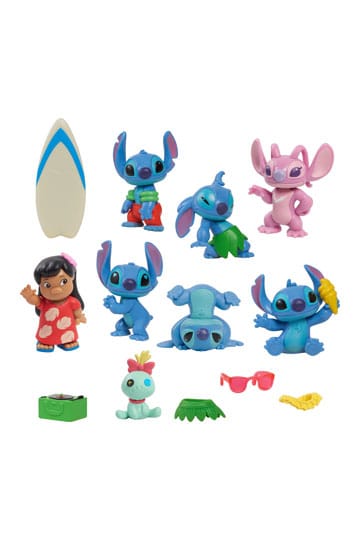 Lilo & Stitch Mini Figura da 8 pacchetti Deluxe figura set 7 cm