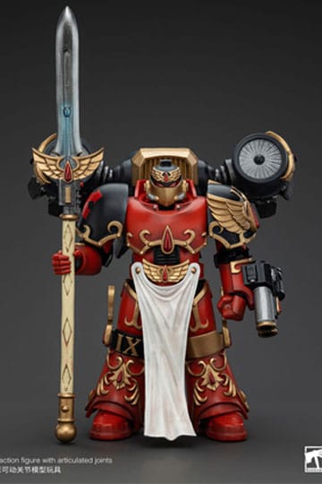 Warhammer The Horus Heres Action Slika 1/18 Blood Angels Raldoron Prvi kapetan krvnih anđela 13 cm