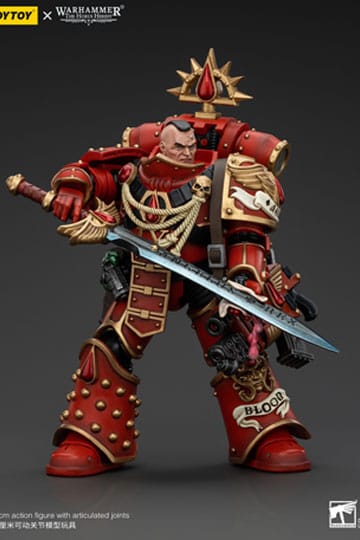 Warhammer Horus Heresy Action Şekil 1/18 Blood Angels Raldoron Blood Angels'ın İlk Kaptanı 13 cm