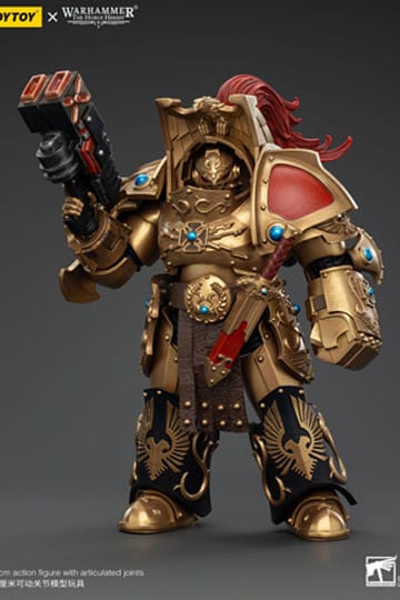 Warhammer The Horus Heresy Action Figure 1/18 Legio Custodes Aquilon Terminator Squad Aquilon with twin-linked Adrathic Destructor 14 cm