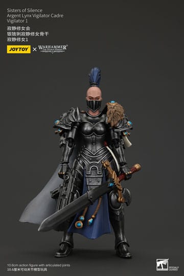 Warhammer the horus Heresy Actionfigur Silence Kızkardeşleri Argent Lynx Vigilatör Kadro Saldırıcı 1 19 cm
